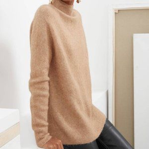 & Other Stories Classic Mock Turtleneck Sweater